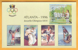 1996  Moldova Moldavie Olympic Games Of Atlanta. Summer. Block 7 Mi. Mint - Verano 1996: Atlanta