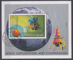 1971 Ajman 1222/B328 Used Luna-16 - Asie