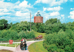 73272613 Insel Neuwerk Leuchtturm Wattwagen Insel Neuwerk - Sonstige & Ohne Zuordnung