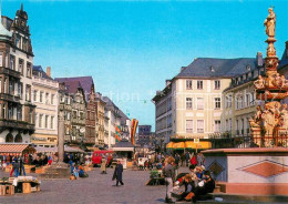 73272600 Trier Hauptmarkt Marktkreuz Petrusbrunnen Trier - Trier