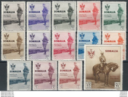 1935 Somalia Visita Del Re 14v. MNH Sass. N. 199/212 - Andere & Zonder Classificatie