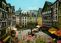 73272588 Cochem Mosel Marktplatz Sankt Martinsbrunnen Burg Cochem Cochem Mosel - Cochem