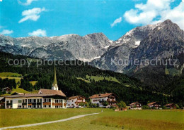 73272467 Scheffau Wilden Kaiser Panorama Kirche Scheffau Wilden Kaiser - Sonstige & Ohne Zuordnung