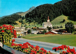 73272460 Going Wilden Kaiser Tirol Panorama Kirche Going Wilden Kaiser Tirol - Andere & Zonder Classificatie