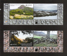 Armenia Karabakh 2012●Europa CEPT 2011 Forest●Set With Margins●issued 2012-05-16●Mi69-70 MNH - Armenien