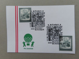 Österreich Pro Juventute - Mit Sonderstempel 9. 12. 1989 Gartenau - St. Leonhard, Adventmarkt St. Leonhard (Nr.1404) - Otros & Sin Clasificación