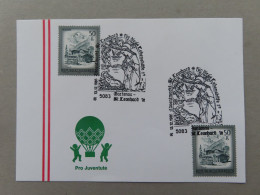 Österreich Pro Juventute - Mit Sonderstempel 13. 12. 1986 Gartenau - St. Leonhard, Adventmarkt St. Leonhard (Nr.1405) - Sonstige & Ohne Zuordnung