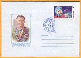 2008 Moldova Moldavie Moldau Gagarin Space Special Cancellations "Cosmonautics Day 12.04.2008" - Moldavië