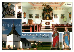 73272142 Nohfelden Katharinen Kapelle Innenansichten Heiligenfiguren Nohfelden - Autres & Non Classés