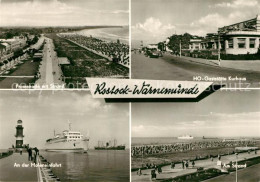 73272038 Warnemuende Ostseebad Promenade Strand HO Gaststaette Kurhaus Moleneinf - Rostock