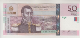 Haiti, Banconota 50 Gourdes Anno 2004  " 200° Of The Indipendence "  Pick # 274a  Unc. - Haiti