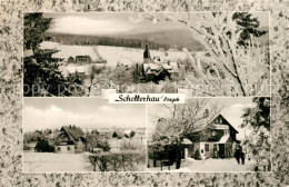 73271975 Schellerhau Ortsansicht Mit Kirche Gaststaette Winterlandschaft Schelle - Altenberg