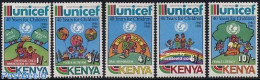 Kenia 1987 UNICEF 5v, Mint NH, History - Unicef - Sonstige & Ohne Zuordnung