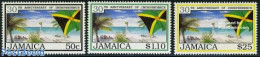 Jamaica 1992 Independence 3v, Mint NH, History - Flags - Jamaique (1962-...)
