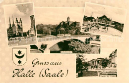 73271959 Halle Saale Marktplatz Burg Giebichenstein Hauptbahnhof Theater Des Fri - Halle (Saale)