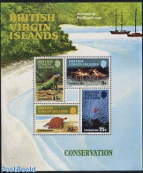 Virgin Islands 1979 Nature Conservation S/s, Mint NH, Nature - Fish - Reptiles - Shells & Crustaceans - Turtles - Poissons