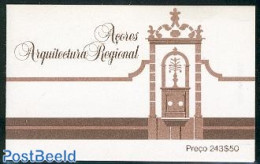 Azores 1986 Fountains Booklet, Mint NH, Stamp Booklets - Art - Architecture - Unclassified