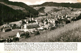 73271914 Tennenbronn Panorama Bernecktal Franckh Chronik Karte Tennenbronn - Schramberg