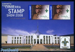 Australia 2008 Canberra Stamp Show S/s, Mint NH, Sport - Scouting - Philately - Nuevos