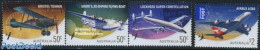 Australia 2008 Aviation 4v (1v+[::]), Mint NH, Transport - Various - Aircraft & Aviation - Maps - Unused Stamps