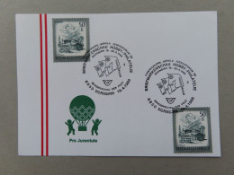 Österreich Pro Juventute - Mit Sonderstempel 19. 4. 1986 Dornbirn, Briefmarkenschau Hoppy - Philatelie (Nr.1410) - Andere & Zonder Classificatie