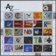 New Zealand 2008 The A-Z Of New Zealand 26v M/s, Mint NH, History - Nature - Science - Sport - Transport - Various - D.. - Unused Stamps