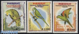 Paraguay 2003 Philately, Parrots 3v, Mint NH, Nature - Birds - Parrots - Paraguay