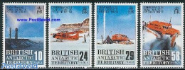 British Antarctica 1988 Commonwealth Expedition 4v, Mint NH, Science - Transport - The Arctic & Antarctica - Aircraft .. - Aviones