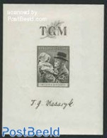 Czechoslovkia 1938 Masaryk S/s, Mint NH, History - Various - Politicians - Costumes - Other & Unclassified