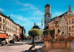 73271846 Weilheim Oberbayern Marienplatz Brunnen Weilheim Oberbayern - Weilheim