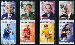 Australia 2012 Australian Sport Legends 8v (4x [:]), Mint NH, Sport - Football - Rugby - Sport (other And Mixed) - Nuovi