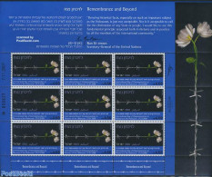 Israel 2008 Rememberance And Beyond M/s, Mint NH, History - Nature - Various - World War II - Flowers & Plants - Joint.. - Unused Stamps (with Tabs)