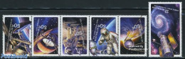 Australia 2007 50 Years In Space 6v (1v+[::::]), Mint NH, Transport - Space Exploration - Neufs