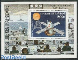 Central Africa 1979 Moonlanding Anniversary S/s, Mint NH, Transport - Space Exploration - Centraal-Afrikaanse Republiek