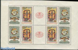 Czechoslovkia 1962 Prague 1962 M/s, Mint NH, Transport - Philately - Space Exploration - Autres & Non Classés