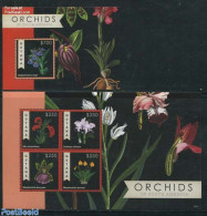 Guyana 2012 Orchids Of South America 2 S/s, Mint NH, Nature - Flowers & Plants - Orchids - Guyana (1966-...)