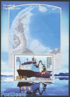 British Antarctica 2012 Icebergs, HMS Protector S/s, Mint NH, Science - Transport - The Arctic & Antarctica - Ships An.. - Barcos
