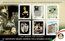Italy 2019 Cultural Heritage, Joint Issue M/s S-a, Mint NH, Various - Joint Issues - Art - Books - Modern Art (1850-pr.. - Sonstige & Ohne Zuordnung