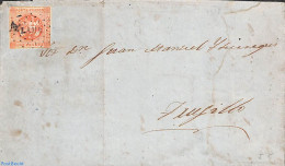 Peru 1860 Folding Letter From LAMBAYEQUE To Trujillo, Postal History - Autres & Non Classés