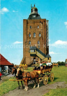 73271638 Cuxhaven Nordseebad Leuchtturm Insel Neuwerk Wattwagen Cuxhaven Nordsee - Cuxhaven