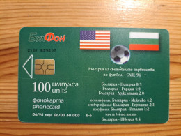 Phonecard Bulgaria - Football World Cup, USA - Bulgarien