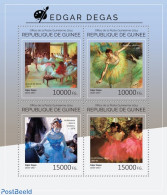 Guinea, Republic 2014 Edgar Degas, Mint NH, Art - Edgar Degas - Paintings - Autres & Non Classés