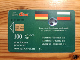 Phonecard Bulgaria - Football World Cup, Germany - Bulgarien