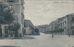 Z722 Cartolina Cosenza Citta' Viale Trieste Calabria 1932 - Cosenza