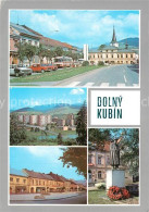 73271504 Dolny Kubin Orava Hauptstrasse Siedlung Hochhaeuser Platz Denkmal Dolny - Slovakia
