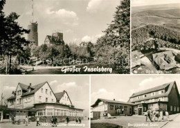 73271485 Grosser Inselsberg Sender Aussichtsturm HO Gaststaette Berggasthof Gros - Sonstige & Ohne Zuordnung