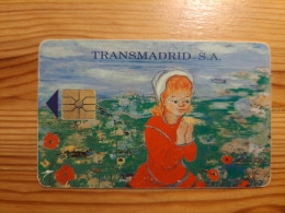 Phonecard Croatia - Painting, Transmadrid S.A. - Croazia