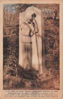 85-MOUCHAMPS STELE EN PIERRE BLANCHE REPRESENTANT MINERVE-N°4467-E/0057 - Autres & Non Classés