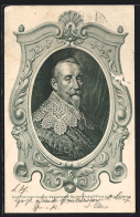 AK Portrait Von König Gustav II. Adolf Von Schweden  - Royal Families