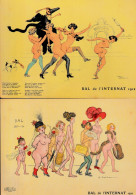 Curiosa : FOLIO COMPLET 23 INVITATIONS + 1 Doublon AUX BALS DE L'INTERNAT. 1897 à 1931. Fac-similés – Vers 1960 - Other & Unclassified